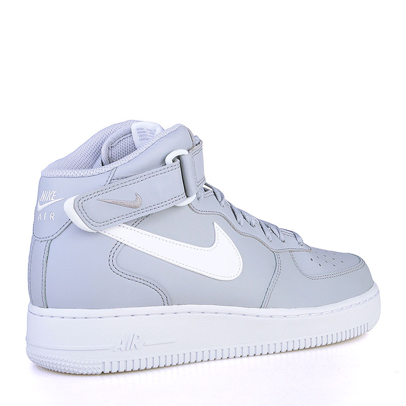 мужские серые кроссовки Nike Air Force 1 Mid '07 315123-033 - цена, описание, фото 2